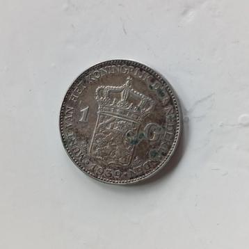 Zilver gulden 1939  beschikbaar voor biedingen