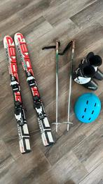Ski set kinderen ski 110 schoenen maat 33, Ophalen, Gebruikt, 100 tot 140 cm, Schoenen