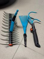 Combisysteem bladharkje, krabber, tweezijdig verticuteerhark, Tuin en Terras, Ophalen, Zo goed als nieuw, Overige soorten, Gardena