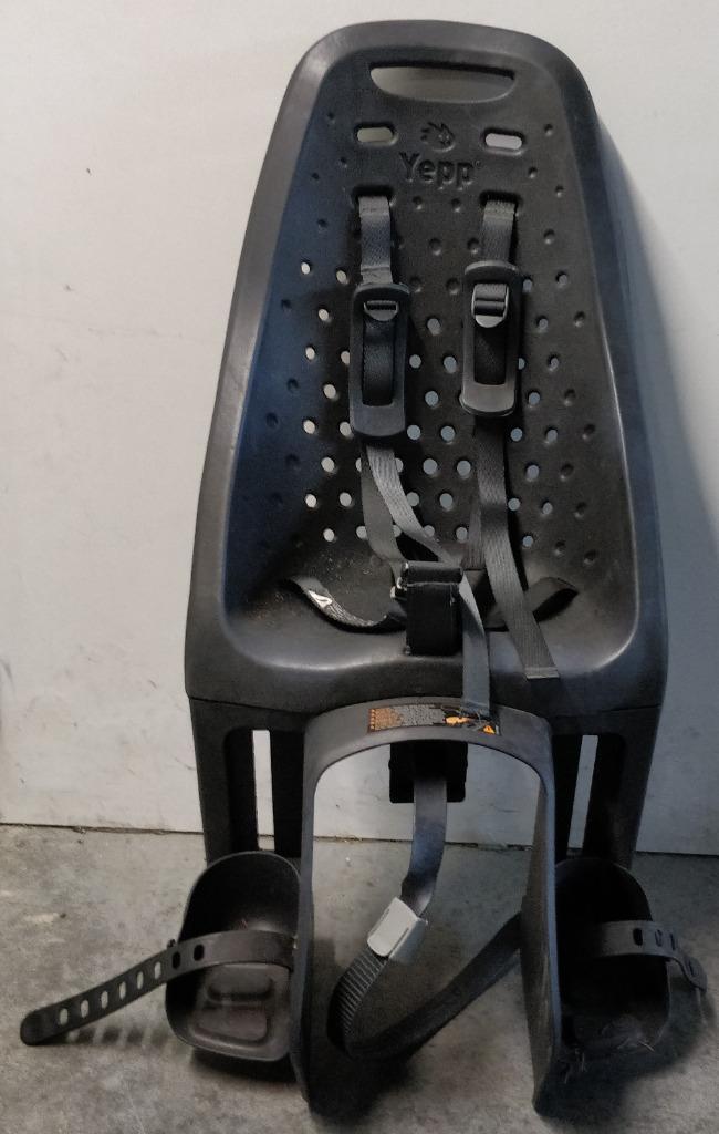 Fietsstoel bagagedrager Thule Yepp donkergrijs, Fietsen en Brommers, Fietsaccessoires | Fietsstoeltjes, Zo goed als nieuw, Achterzitje