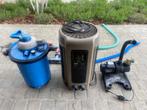 Perfecte warmtepomp 10Kw + zandfilter 10l + zwembad & toebeh, Ophalen, Gebruikt