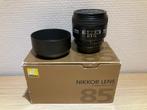 Nikon AF 85 mm f/1.8D, Audio, Tv en Foto, Ophalen, Zo goed als nieuw, Standaardlens