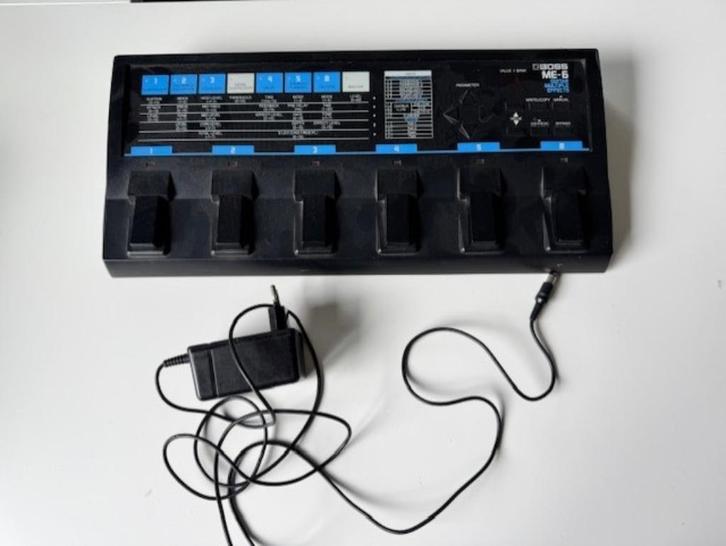 Boss ME-6 multi effect, Muziek en Instrumenten, Effecten, Gebruikt, Chorus, Delay of Echo, Distortion, Overdrive of Fuzz, Reverb