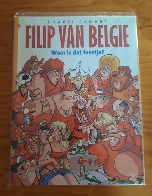 Charel Cambré2014 Filip v België 'Waar is dat feestje' NIEUW, Boeken, Stripverhalen, Nieuw, Eén stripboek, Verzenden