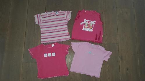 Drie T-shirts en 1 topje voor babymeisje maat 74, Enfants & Bébés, Vêtements de bébé | Taille 74, Comme neuf, Fille, Chemisette ou Manches longues