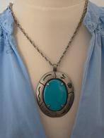 Lange halsketting  met hanger. #Belltradinpost, Bijoux, Sacs & Beauté, Bijoux anciens, Enlèvement ou Envoi, Pendentif