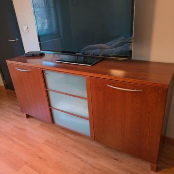 Dressoir in kersenhout, Huis en Inrichting, Kasten | Buffetkasten, Ophalen, Design, 150 tot 200 cm, Zo goed als nieuw