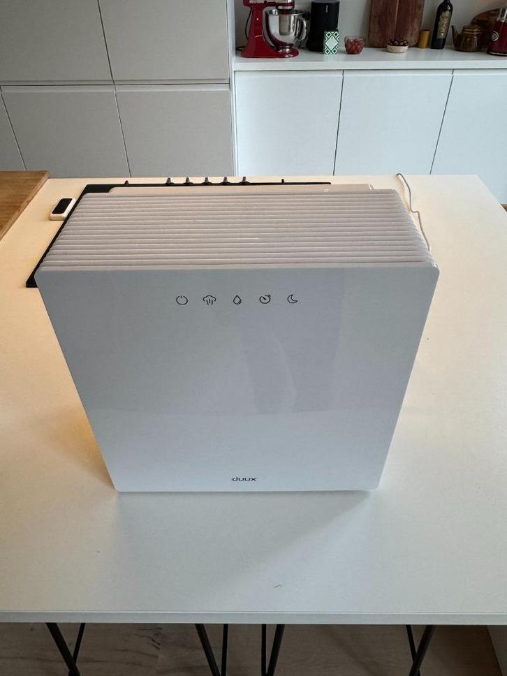 Luchtbevochtiger - Duux Motion 2-in-1 klimaatregelaar wit, Elektronische apparatuur, Luchtbehandelingsapparatuur, Zo goed als nieuw