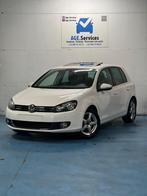 Volkswagen golf 6 1.4 TSI Highline benzine 160pk, Auto's, Euro 5, Zwart, 4 cilinders, Wit