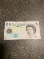 5 pond biljet bijna UNC!, Ophalen of Verzenden