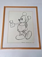 Sérigraphie Mickey Mouse Rouleau Compresseur 1934, Antiquités & Art, Enlèvement ou Envoi