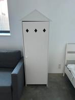 Kleerkast wit-1 deur, Kinderen en Baby's, Kinderkamer | Commodes en Kasten, Ophalen, Zo goed als nieuw