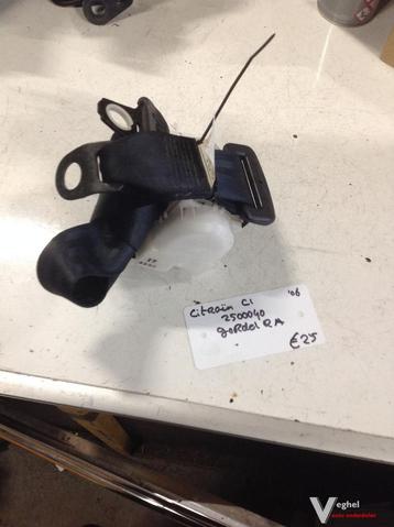 Citroen C1 2006 Wagennr 2500040   Gordel Rechtsachter beschikbaar voor biedingen