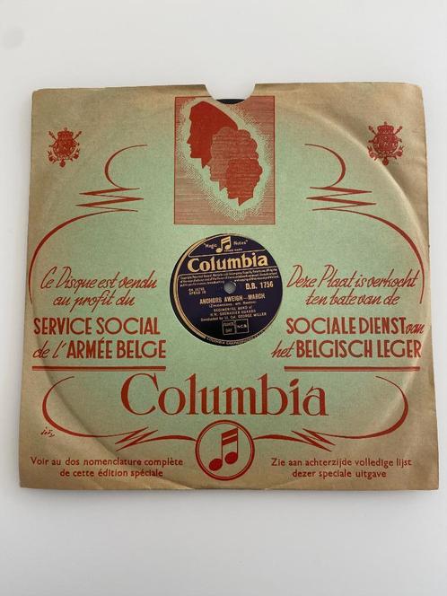 78 RPM Regimental Band HM Grenadier Guards Anchors Aweigh, Verzamelen, Militaria | Algemeen, Landmacht, Overige typen, Ophalen of Verzenden