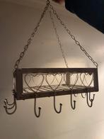 Bakje om op te hangen met kapstokken, Huis en Inrichting, Woonaccessoires | Kapstokken, Ophalen, Zo goed als nieuw