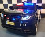 Kinderauto Politie - soft start - leren zit - met RC, Kinderen en Baby's, Speelgoed |Speelgoedvoertuigen, Nieuw, Afstandsbediening