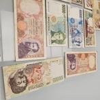 Bankbiljetten taliaanse / Luxemburg / DDR bankbiljetten, Setje, Ophalen of Verzenden