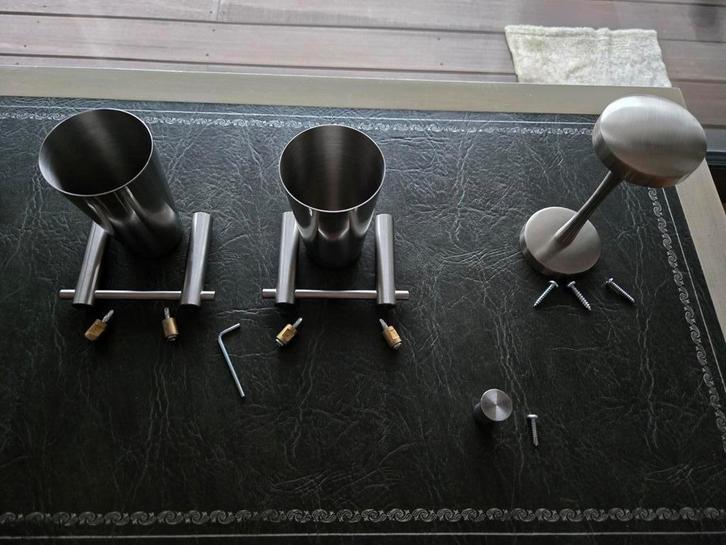 Vier luxe nieuwe massief chromen accessoires voor badkamer, Huis en Inrichting, Badkamer | Badtextiel en Accessoires, Ophalen of Verzenden