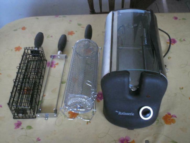 Multifunctionele rotisserie met receptenboek M'y Rôtissa, Elektronische apparatuur, Gourmetstellen, Zo goed als nieuw