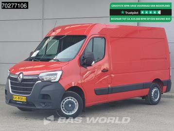 Renault Master 150PK L2H2 Trekhaak LED Airco Cruise Parkeers, Autos, Rouge, Achat, Entreprise, 3 places