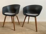 HAY - about a chair - 2 eetkamerstoelen, Huis en Inrichting, Stoelen, Hout, Twee, Zwart, Ophalen of Verzenden
