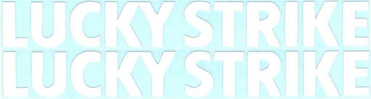 Lucky Strike sticker set #3, Motoren, Accessoires | Stickers, Verzenden