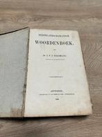 Woordenboek nederlandsch-fransch, Antiek en Kunst, Ophalen of Verzenden