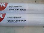 Duplexbehang, Ophalen, Wit