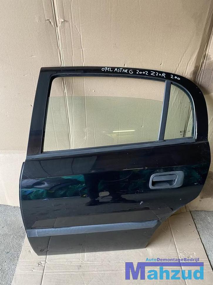 Opel Astra G zwart Z20R links achter deur portier, Auto-onderdelen, Carrosserie, Deur, Opel, Achter, Links, Gebruikt