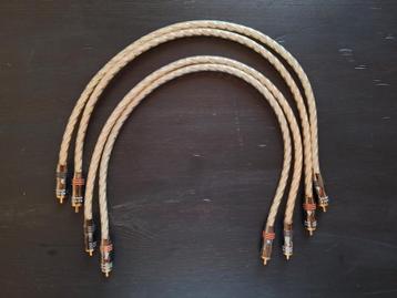 QED QUNEX SILVER SPIRAL 50 cm (40€/paar kabels)  beschikbaar voor biedingen