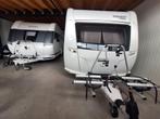 2 Mooie Caravans te koop Hobby Fendt 515 - Ruime Zit - Mover, Ophalen, Zo goed als nieuw