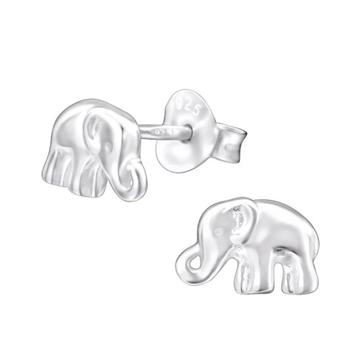 Zilveren olifant oorbellen - OP=OP! TOTALE UITVERKOOP! beschikbaar voor biedingen