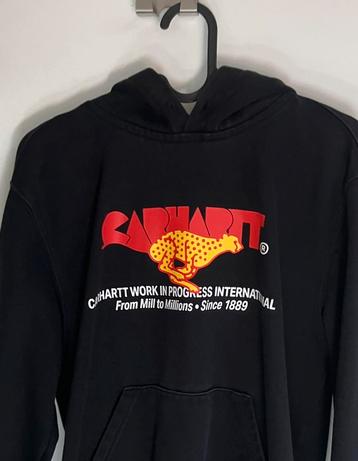 Carhartt WIP Hooded Runner Sweat Zwart beschikbaar voor biedingen