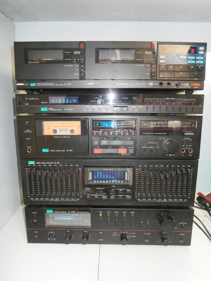 Ensemble stéréo Sansui complet., TV, Hi-fi & Vidéo, Chaîne Hi-fi, Deck cassettes ou Lecteur-enregistreur de cassettes, Tuner ou Radio