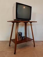 1964 vintage teak sidetable tv kastje, Huis en Inrichting, Tafels | Sidetables, Ophalen, Gebruikt, 50 tot 100 cm, Teakhout