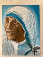 Schilderij heilige Moeder Teresa van Rovaro (40 op 30 cm), Antiek en Kunst, Ophalen of Verzenden