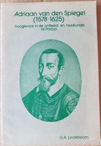 Adriaan van den Spiegel (1578-1625) - G.A. Lindeboom - 1978, Wetenschap, Ophalen of Verzenden, Zo goed als nieuw, G.A. Lindeboom