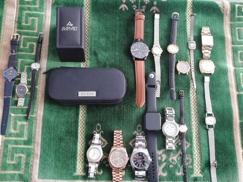 Mooi lot polsuurwerken verschillende merken, Handtassen en Accessoires, Horloges | Antiek, Polshorloge, Overige merken, Staal