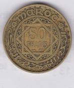 Marokkaanse munteenheid: 50 frank 1371 (1952), Postzegels en Munten, Munten | Afrika, Ophalen of Verzenden, Overige landen, Losse munt