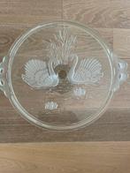 Vintage taartenschotel op voet, Ophalen of Verzenden