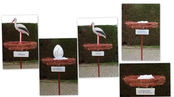 Geboorte ️ ooievaar huren geen waarborg geweldige keuze., Kinderen en Baby's, Kraamcadeaus en Geboorteborden, Nieuw, Geboortebord