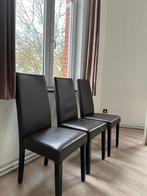 Bruine stoelen, Huis en Inrichting, Stoelen, Ophalen, Gebruikt, Bruin, Leer