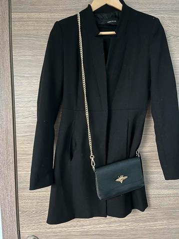 Manteau noir Zara Basic XS beschikbaar voor biedingen
