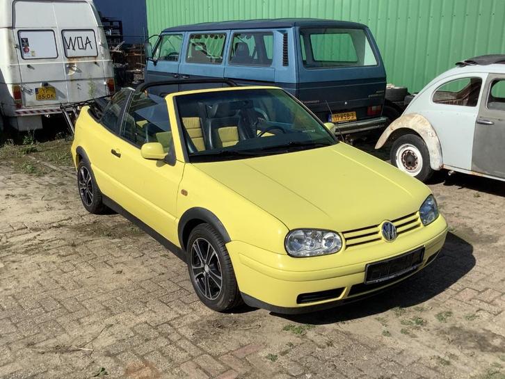 Frisse VW Golf 2.0 cabrio Colour Concept, Auto's, Volkswagen, Bedrijf, Te koop, Golf, Radio, Benzine, Cabriolet, Ophalen
