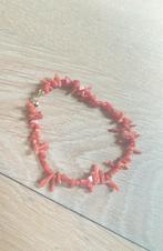 Bracelet en corail rouge méditerranéen naturel, Bijoux, Sacs & Beauté, Comme neuf, Enlèvement ou Envoi