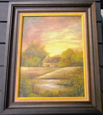 Schilderij op doek- landschap beschikbaar voor biedingen