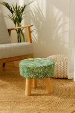 🪴 Tropisch krukje met houten poten – boho vibes 🌿, ?, Zo goed als nieuw, Hout, ?