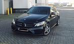 Mercedes C300h Full AMG-line hybride diesel, Auto's, Automaat, Achterwielaandrijving, Zwart, Leder