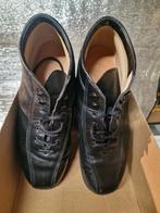 Damesbottines Vibram, leder, vr steunzolen, zwart +-41,, Ophalen of Verzenden, Nieuw, Zwart