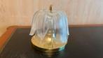Massieve gouden plafondlamp  diameter van 22/24 cm hoog, Ophalen, Zo goed als nieuw